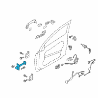 OEM Hyundai Sonata Checker Assembly-Front Door, RH Diagram - 79390-3S000