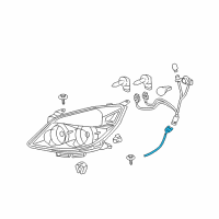 OEM 2008 Saturn Aura Harness Asm-Fwd Lamp Wiring Diagram - 15859537