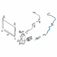 OEM 2021 Infiniti Q60 Pipe Assembly-Front Cooler, High Diagram - 92440-4GB0B