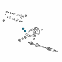 OEM Lincoln LS Differential Insulator Diagram - 2R8Z-4B431-AA