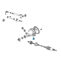 OEM Ford Explorer Front Insulator Plate Diagram - XW4Z-4B424-BA