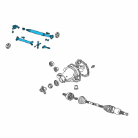 OEM 2003 Ford Thunderbird Shaft Assembly Diagram - 2W6Z-4R602-A