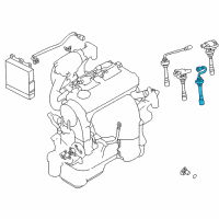 OEM Chrysler Sebring CABLE/IGNITION-Ignition Diagram - MD329302