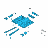 OEM 2016 Ford C-Max Front Floor Pan Diagram - FV6Z-5811135-A