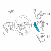 OEM Toyota Prius C Switch Assembly Diagram - 84247-47071-B0