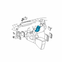 OEM 2013 Toyota Prius Junction Block Diagram - 82877-47010