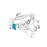 OEM Toyota Prius Plug-In Junction Block Diagram - 82730-47510