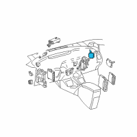 OEM Toyota Control Module Diagram - 89960-47070