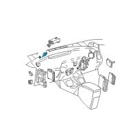 OEM Toyota Sienna Stoplamp Switch Diagram - 84340-69075