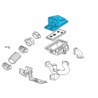 OEM 1999 Oldsmobile Cutlass Cover-Air Cleaner Housing Diagram - 24506180