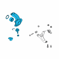 OEM 2012 Ford Transit Connect Knuckle Diagram - 5T1Z-3K185-C