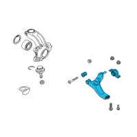 OEM 2011 Ford Transit Connect Lower Control Arm Diagram - 4T1Z-3078-B