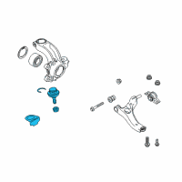 OEM 2010 Ford Transit Connect Ball Joint Diagram - 2T1Z-3468-A