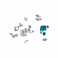 OEM 2014 Toyota FJ Cruiser Blower Assembly Diagram - 87130-35220