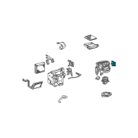 OEM 2009 Toyota FJ Cruiser Servo Diagram - 87106-60170