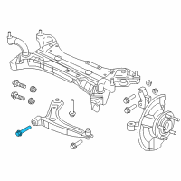 OEM 2009 Jeep Compass Bolt-HEXAGON Head Diagram - 6508755AA