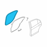 OEM Mercury Milan Weatherstrip On Body Diagram - 6E5Z-54253A10-AA