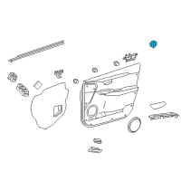 OEM 2016 Lexus NX300h Switch Assy, Door Control Diagram - 84930-78010