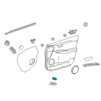 OEM 2021 Lexus NX300 Switch, Seat Memory Diagram - 84927-78010-C0