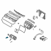 OEM BMW X3 Actuator Diagram - 64-11-6-934-821