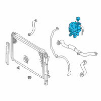 OEM Ford Reservoir Diagram - 1L8Z-8A080-BB