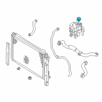 OEM 2003 Ford Escape Reservoir Cap Diagram - YL8Z-8100-AA