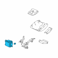 OEM Honda Radar Sub-Assy. Diagram - 36802-T3V-003