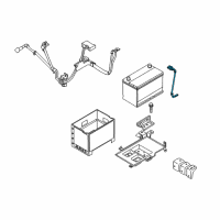 OEM 2008 Kia Rondo Battery Wiring Assembly Diagram - 918601D000