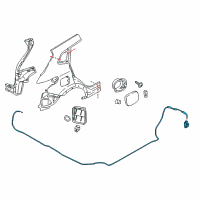 OEM 2022 Nissan Rogue Sport CABL Gas F/OPEN Diagram - 78821-6MA0C