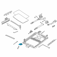 OEM BMW Sliding Roof Drive Unit With Module Diagram - 67-61-8-380-136