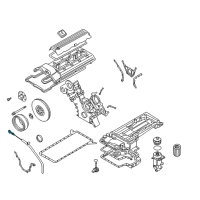 OEM 2000 BMW Z8 Dipstick Diagram - 11-43-7-832-204
