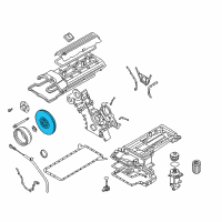 OEM 2003 BMW Z8 Vibration Damper Diagram - 11-23-1-407-764