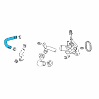 OEM 2020 Chevrolet Spark Upper Hose Diagram - 42456626