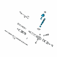 OEM 2003 Toyota Avalon Pinion Shaft Kit Diagram - 44210-07071