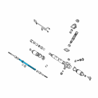 OEM Toyota Avalon Rack Diagram - 44204-07011