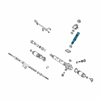 OEM Toyota Avalon Pinion Assembly Diagram - 44201-33141