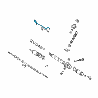 OEM Toyota Solara Pressure Tube Diagram - 44418-07010