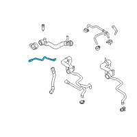 OEM BMW 550i GT xDrive Coolant Hose Diagram - 17-12-7-619-724