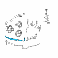 OEM 2011 Cadillac SRX Pressure Hose Diagram - 22792606