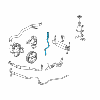 OEM Cadillac SRX Rear Suction Hose Diagram - 20953767