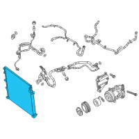 OEM Jeep CONDENSER-Air Conditioning Diagram - 52014775AB