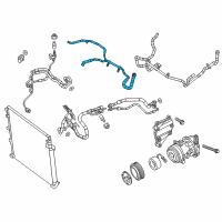 OEM 2018 Jeep Cherokee Hose-Heater Supply Diagram - 52014623AE