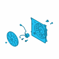 OEM Kia Blower Assembly-Radiator Diagram - 253802J100