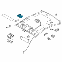 OEM Kia Forte Koup Lamp Assembly-Room Diagram - 92850A7000WK