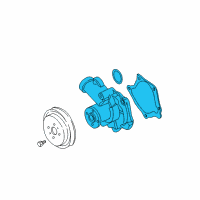 OEM Dodge Stratus Water Pump Kit Diagram - MD976464