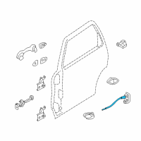 OEM 2007 Ford Escape Cable Diagram - YL8Z-78266A46-AA