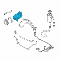 OEM 2009 BMW X6 Tandem Pump Diagram - 32-41-6-787-347