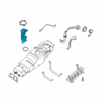 OEM 2011 Nissan Titan Complete Fuel Pump Diagram - 17040-ZQ60C