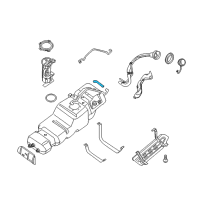 OEM 2014 Nissan Armada Hose-Filler Diagram - 17228-7S005