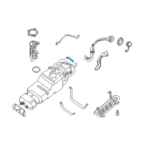 OEM 2012 Nissan Armada Hose-Filler Diagram - 17228-7S005